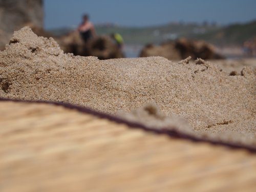 perspective  sand  beach