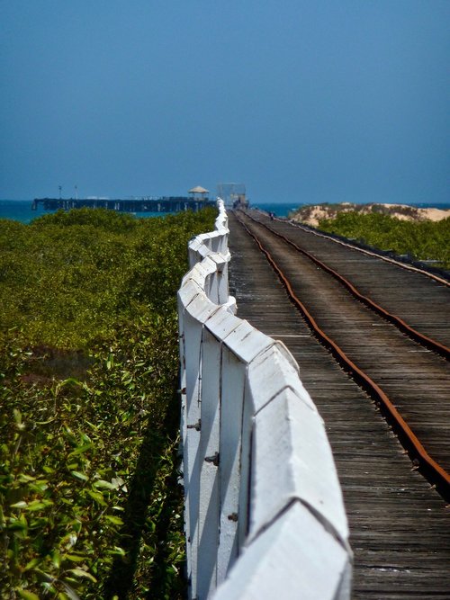 perspective  horizon  railway