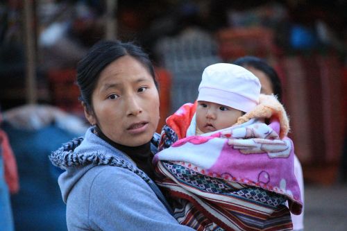 peru woman baby