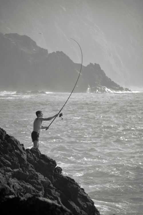 Fisherman On The Coast