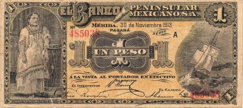 peso banknote mexico