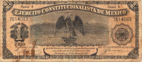 peso banknote mexico