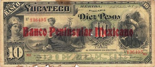 pesos banknote mexico
