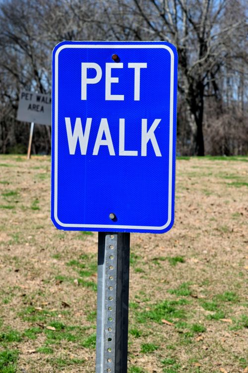 Pet Walk Sign