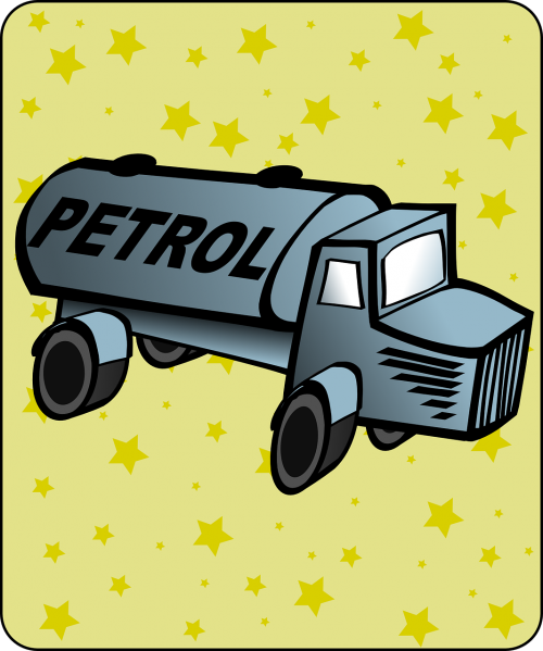 petrol fuel truck