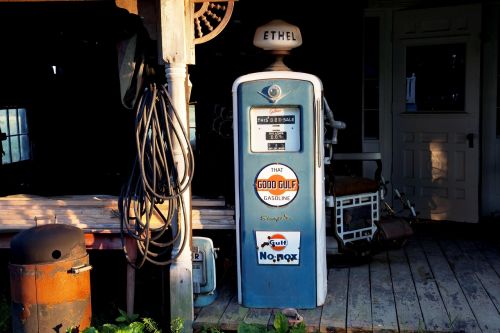 petrol stations antique gas pump