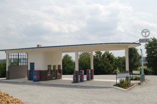 petrol stations nostalgic building