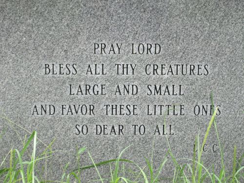 pets grave prayer