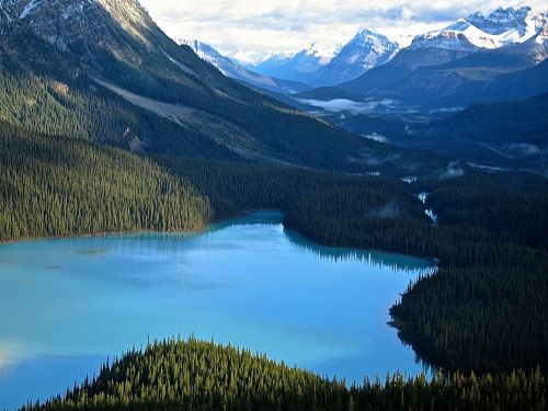 peyto lake alberta canada