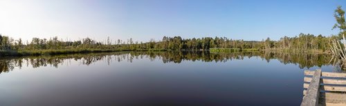 pfrunger castle hamlets of ried  riedsee  platform