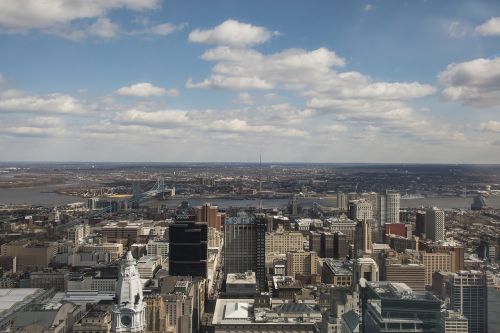 philadelphia skyline urban