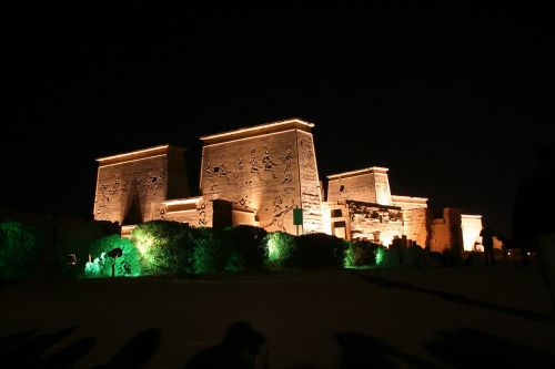 philae egyptian temple sound and light