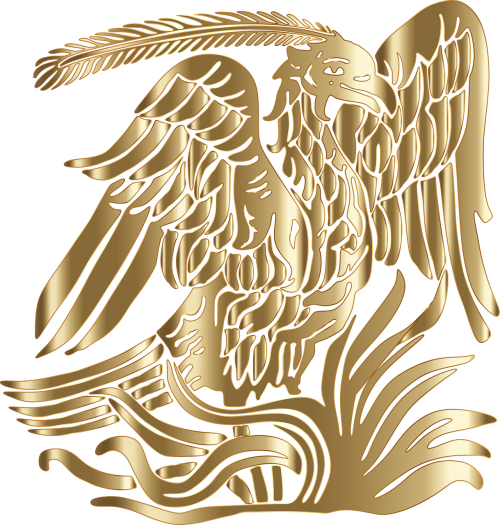 phoenix bird gold