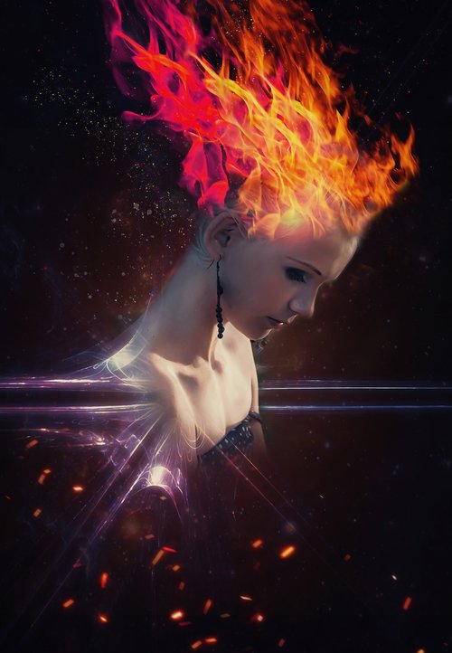 phoenix  fantasy  portrait