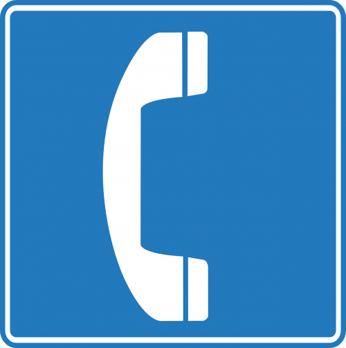 phone telephone sign