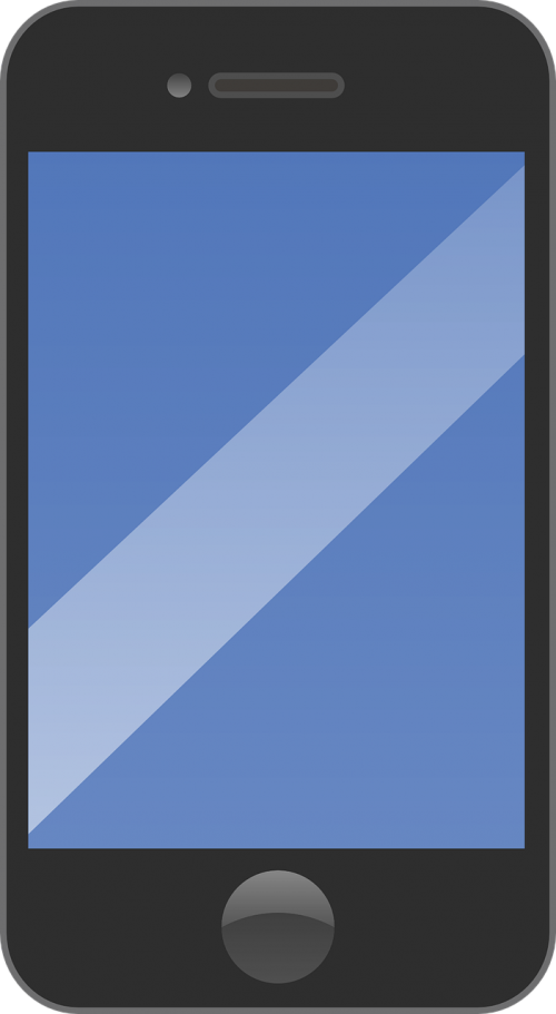 phone iphone blue
