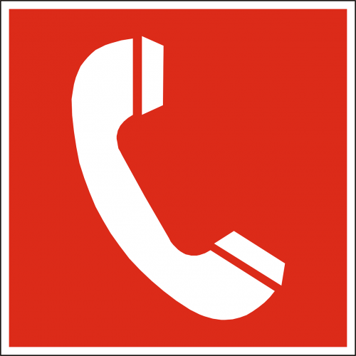 phone telephone red