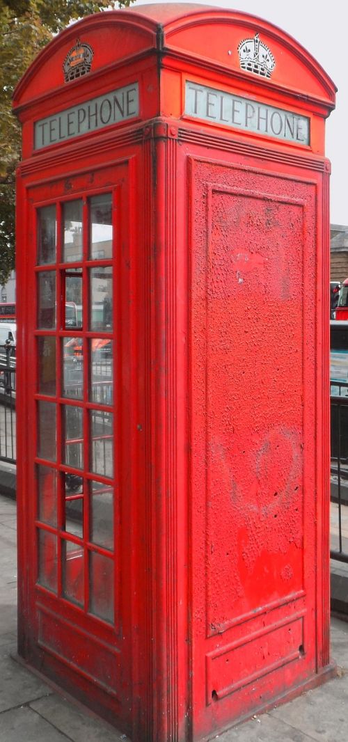 phone booth london phone
