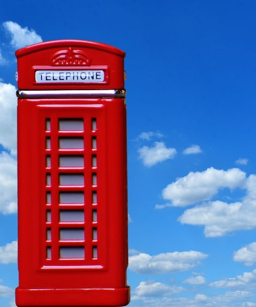 phone booth england red