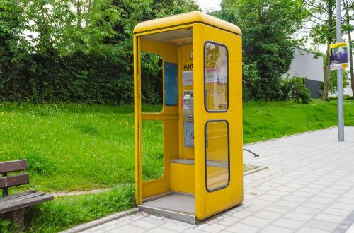 phone booth dispensary phone