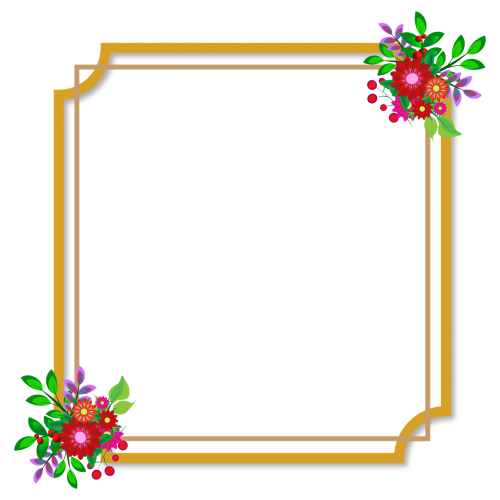 photo frame flowers wedding