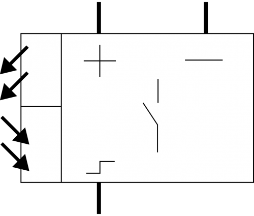 photoelectric switch symbol circuit