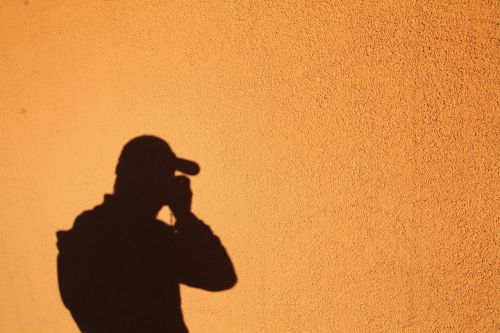 photographer shadow self portrait
