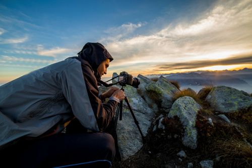 photographer sunset landscape