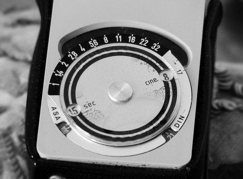 photography  analog  exposure meter