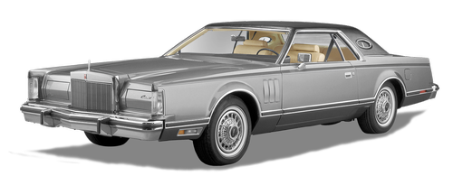 photomontage  lincoln continental  1979