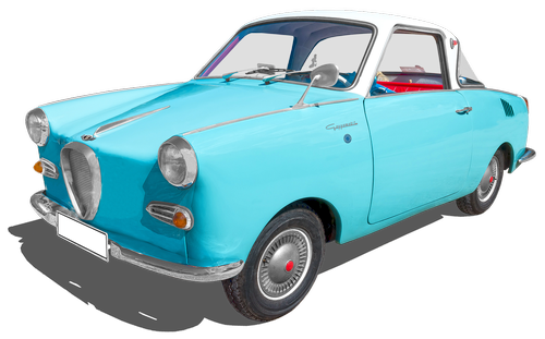 photomontage  goggomobil  coupé 250