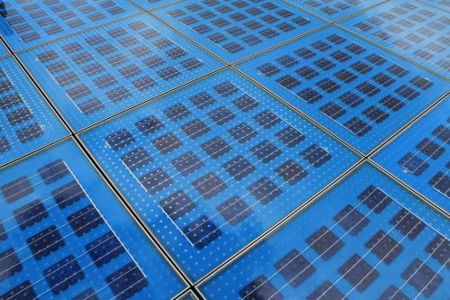 photovoltaic solar cells ground
