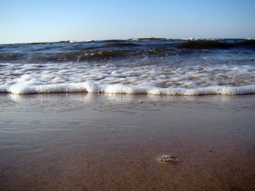 piana beach the waves