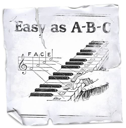 piano lesson note