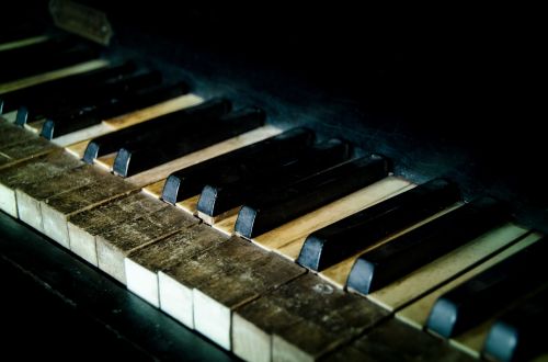 piano keys antique