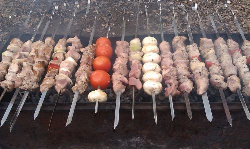picnic shish kebab mangal