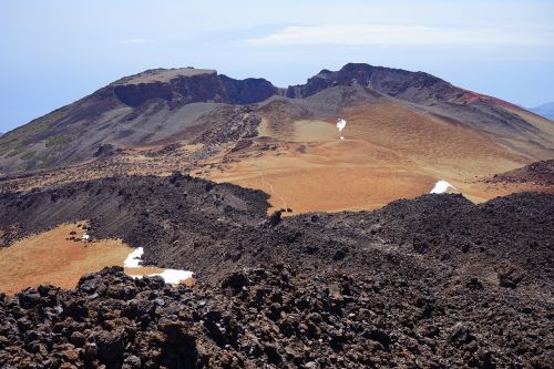 pico viejo lava flow volcano