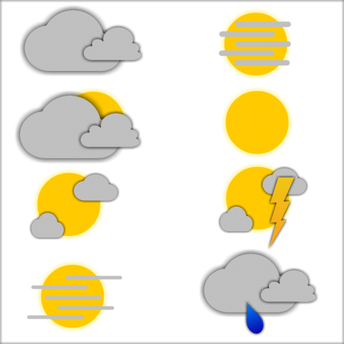 pictogram weather sun