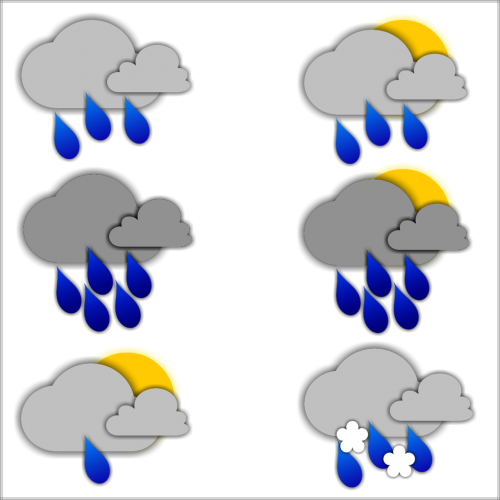 pictogram weather rain