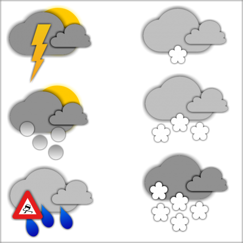 pictogram weather snow