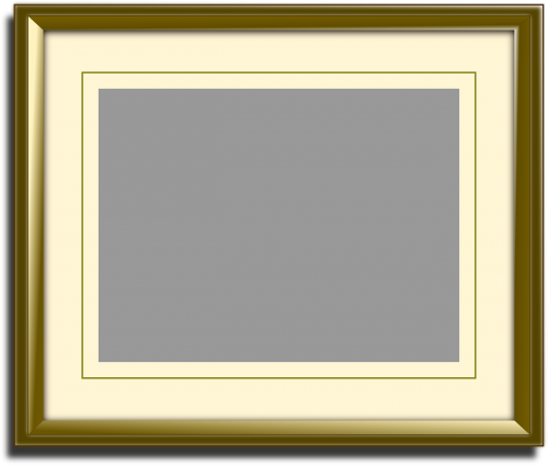 picture frame frame golden