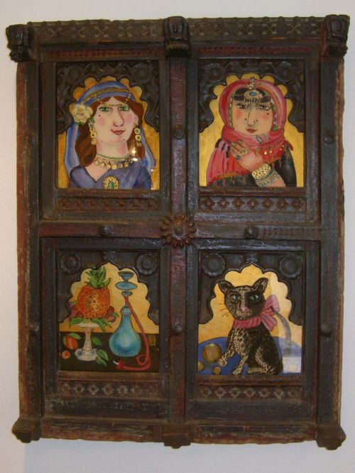 picture frame wood decorated