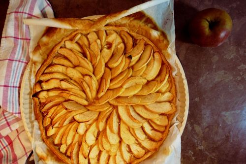 pie apple kitchen