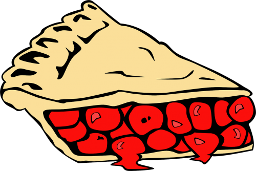 pie cherry slice