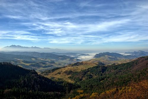 pieniny high mountains