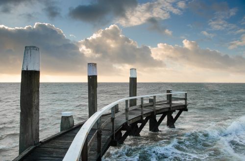 pier sea seascape