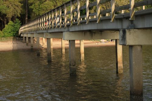 pier fishing pier shore