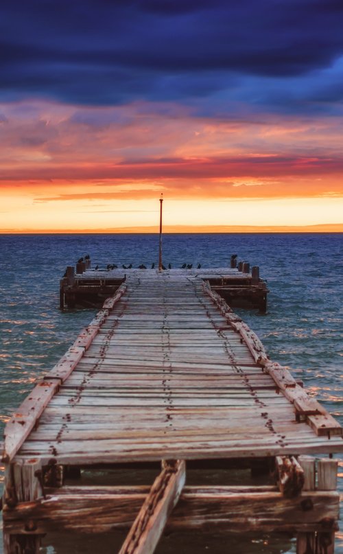 pier  jetty  ocean