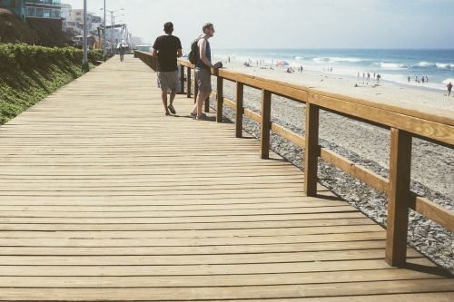 pier boardwalk beach