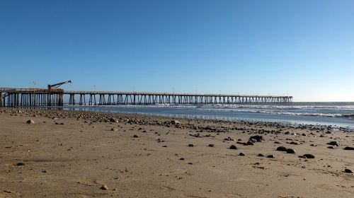 pier beach california